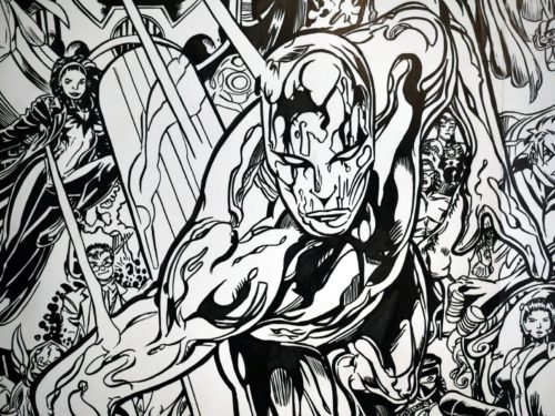 Silver Surfer - Galactus et les héros Marvel