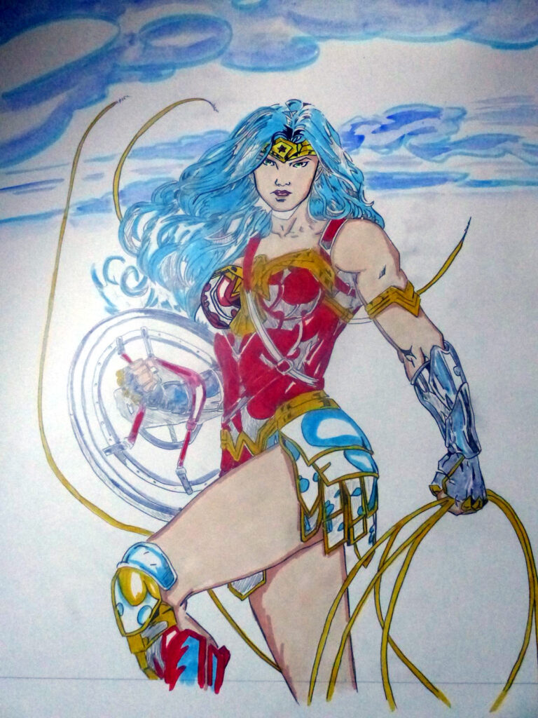 Commission Wonder Woman - colorisation